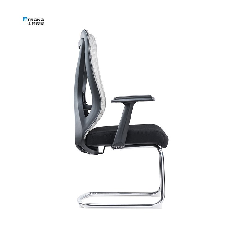 Standard Customization Fixed Armrest Mid Back Mesh Office Chair Ergonomic