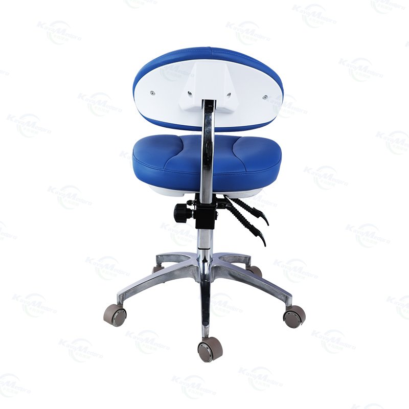 KX2324 Reclining Adjustable Beauty Salon Saddle Seat Chair Swivel Saddle Chair Swivel Lift Chair with Armrest for Lashing