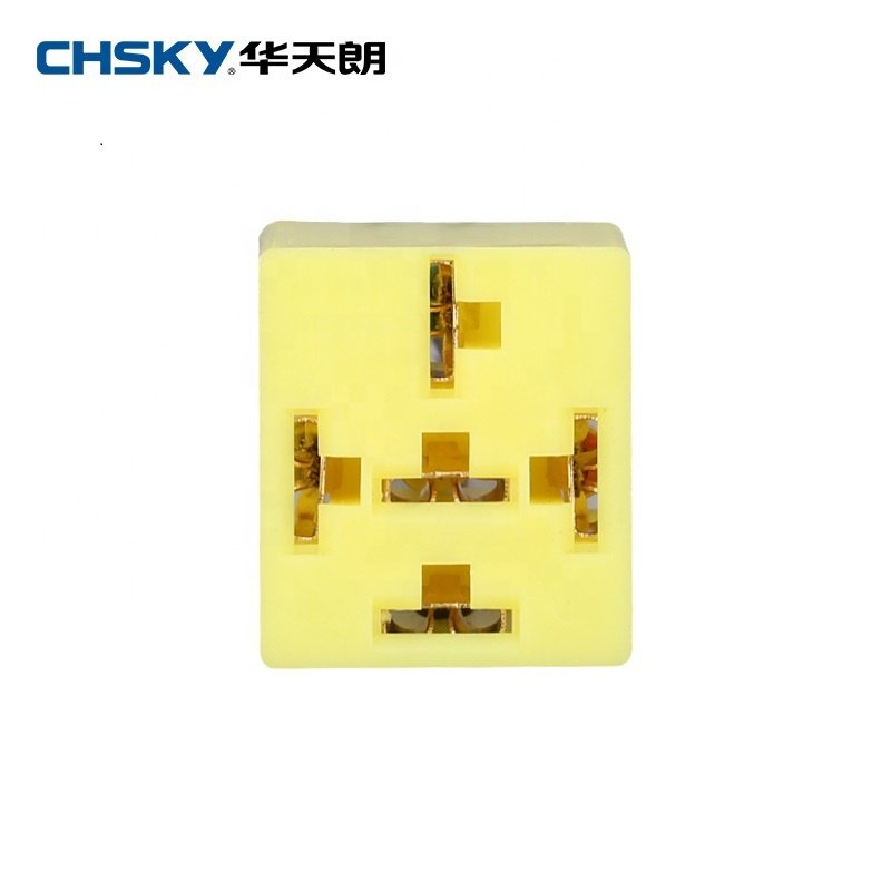 Automobile Relay Socket 12v 24v 5-pin Relay Socket Automobile Universal Plastic Socket