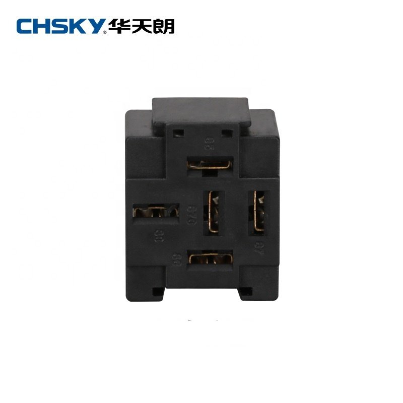 Automobile Relay Socket 12v 24v 5-pin Relay Socket Automobile Universal Plastic Socket