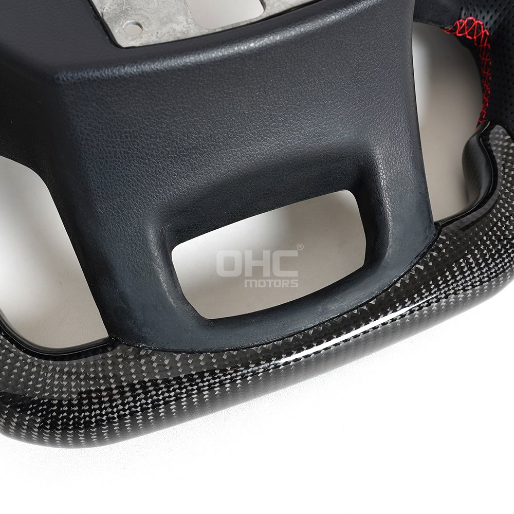 USA Local Stock Carbon Fiber Steering Wheel For Ford F150 Ranger Raptor Carbon Steering Wheel With Paddle Hole 2021 2022 2023