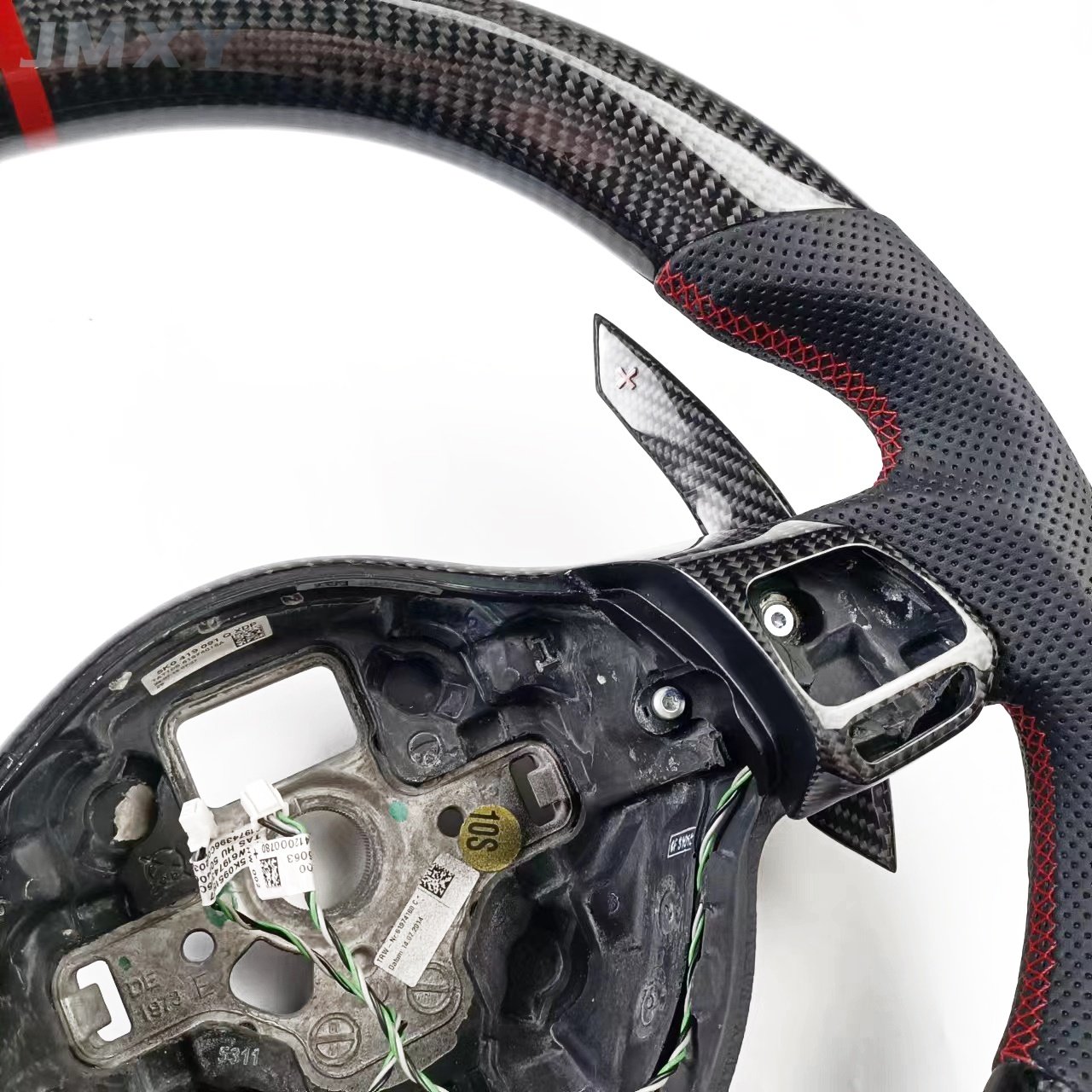 For Volkswagen Golf 6GTI customized car accessories racing sports carbon fiber steering wheel
