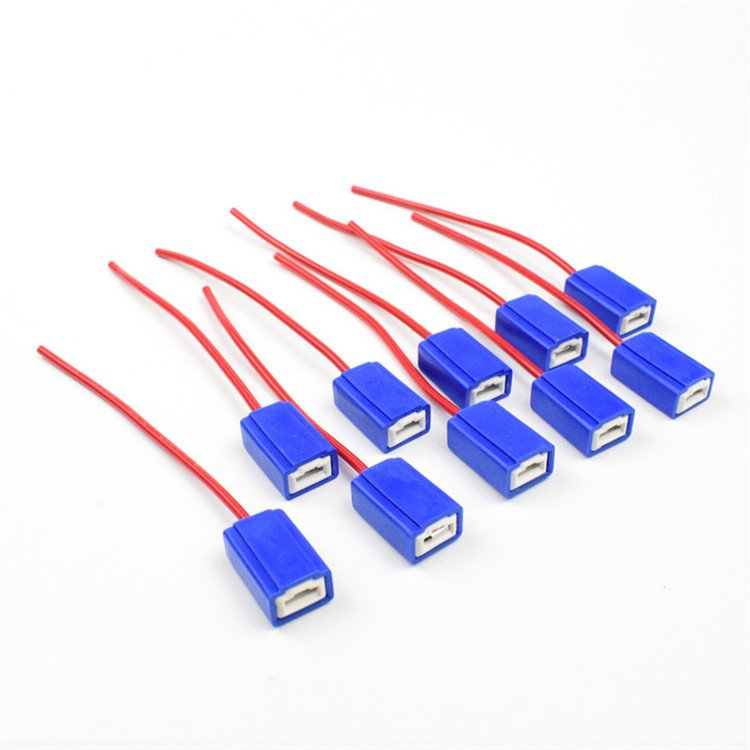Auto Car H1 H4 H7 H11 9005 9006 9007 HB3 LED HID Headlight Light Bulb Ceramic Auto Wire Harness