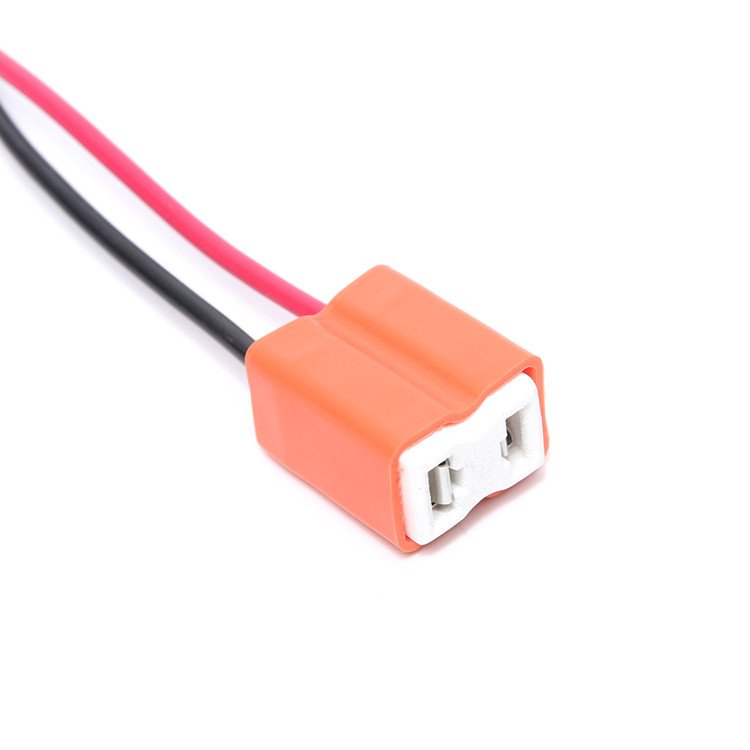 Auto Car H1 H4 H7 H11 9005 9006 9007 HB3 LED HID Headlight Light Bulb Ceramic Auto Wire Harness