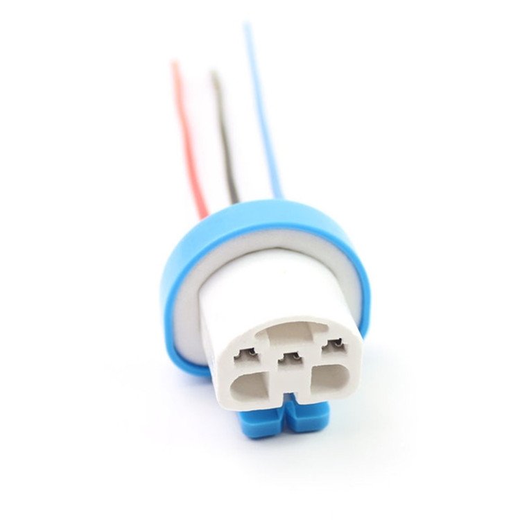Auto Car H1 H4 H7 H11 9005 9006 9007 HB3 LED HID Headlight Light Bulb Ceramic Auto Wire Harness