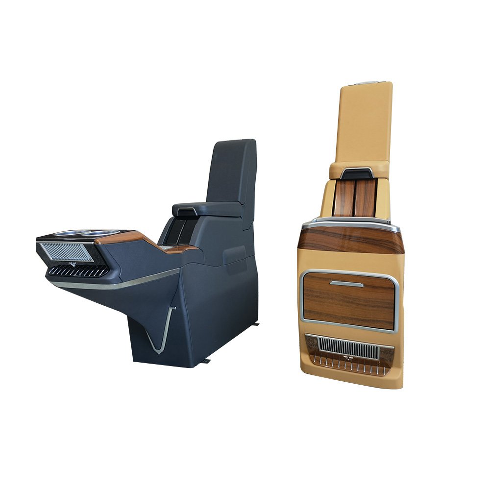 China Manufacturer Custom Luxury VIP Car Conversion Interior Accessories Folding Table With Central Armrest for Vito/v Class