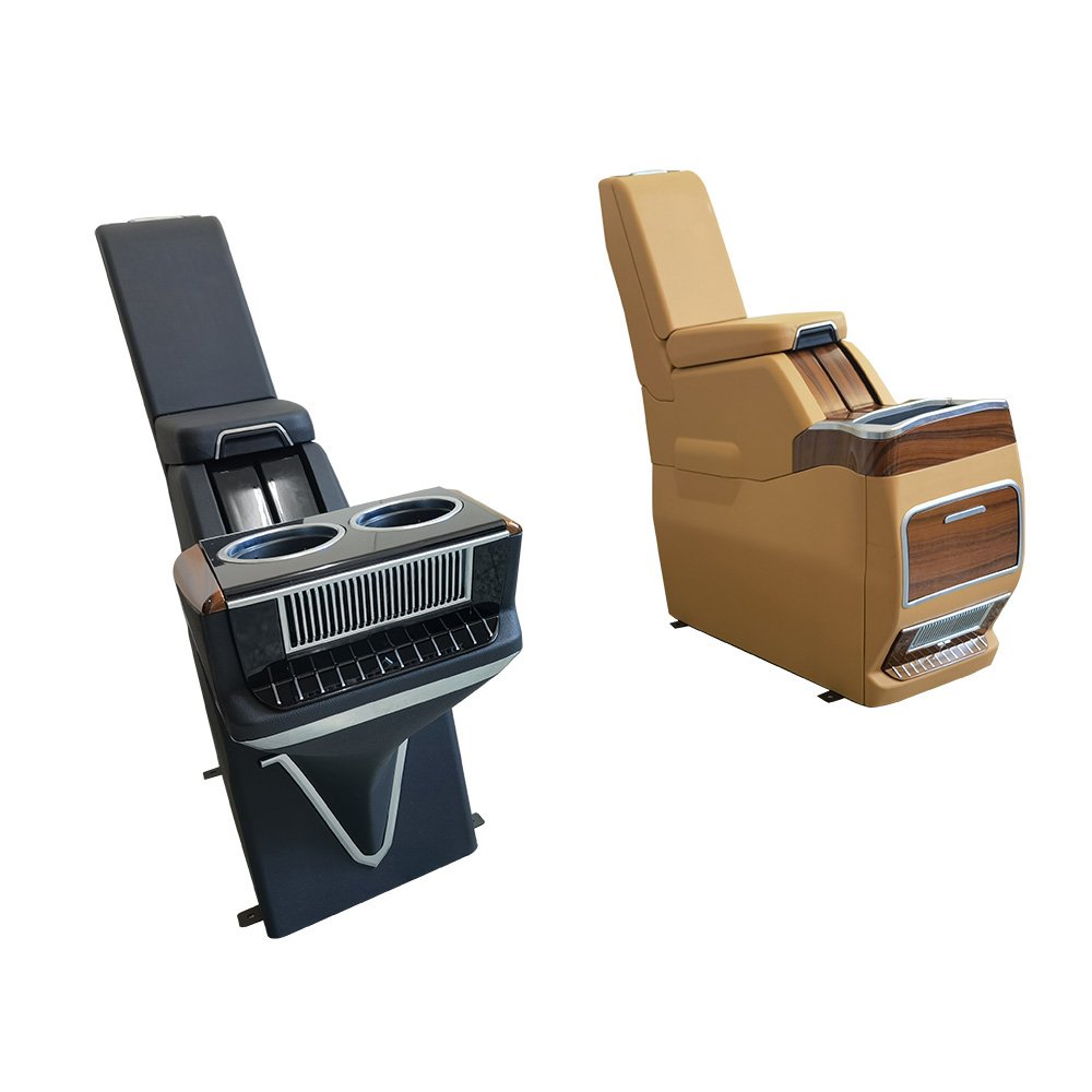China Manufacturer Custom Luxury VIP Car Conversion Interior Accessories Folding Table With Central Armrest for Vito/v Class