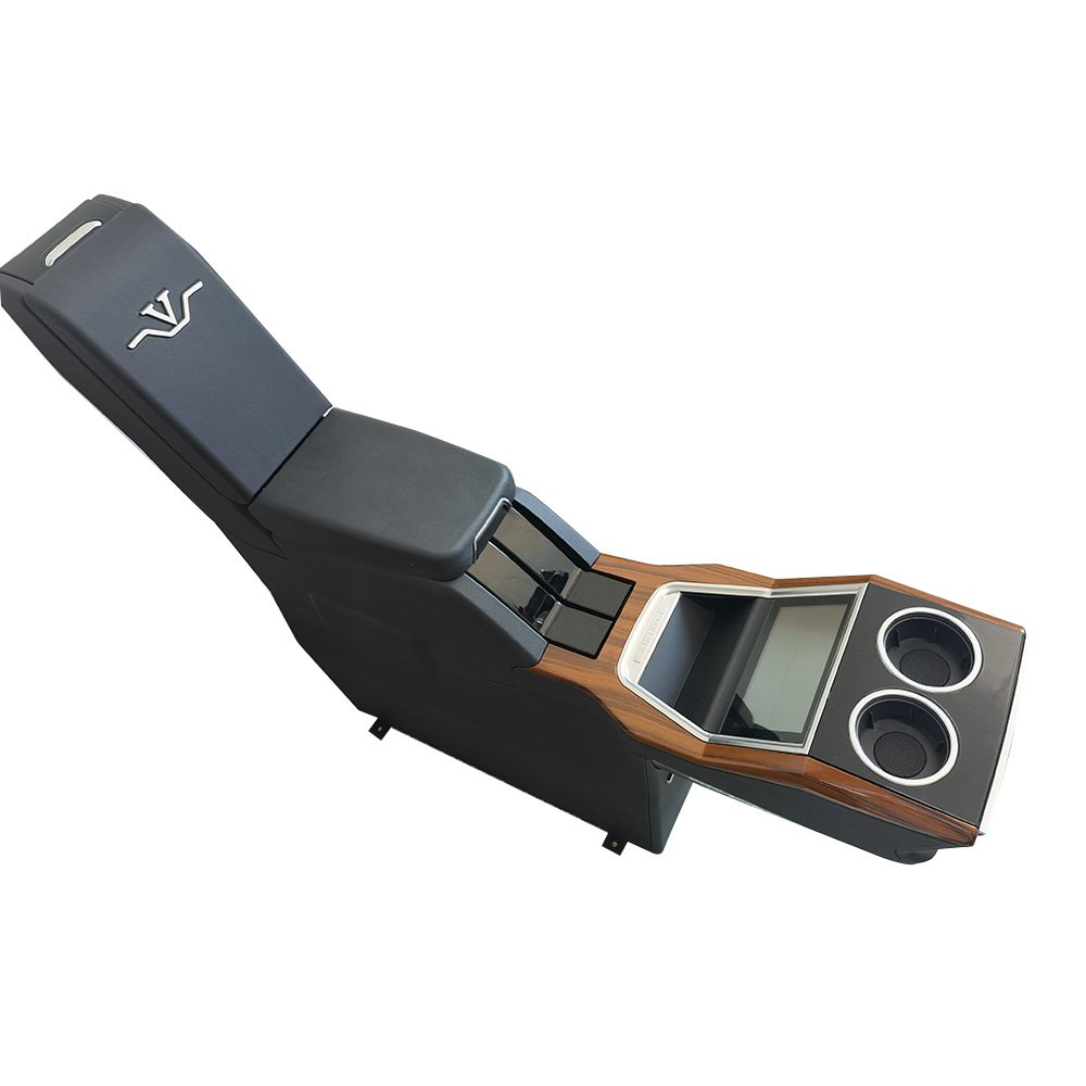 China Manufacturer Custom Luxury VIP Car Conversion Interior Accessories Folding Table With Central Armrest for Vito/v Class
