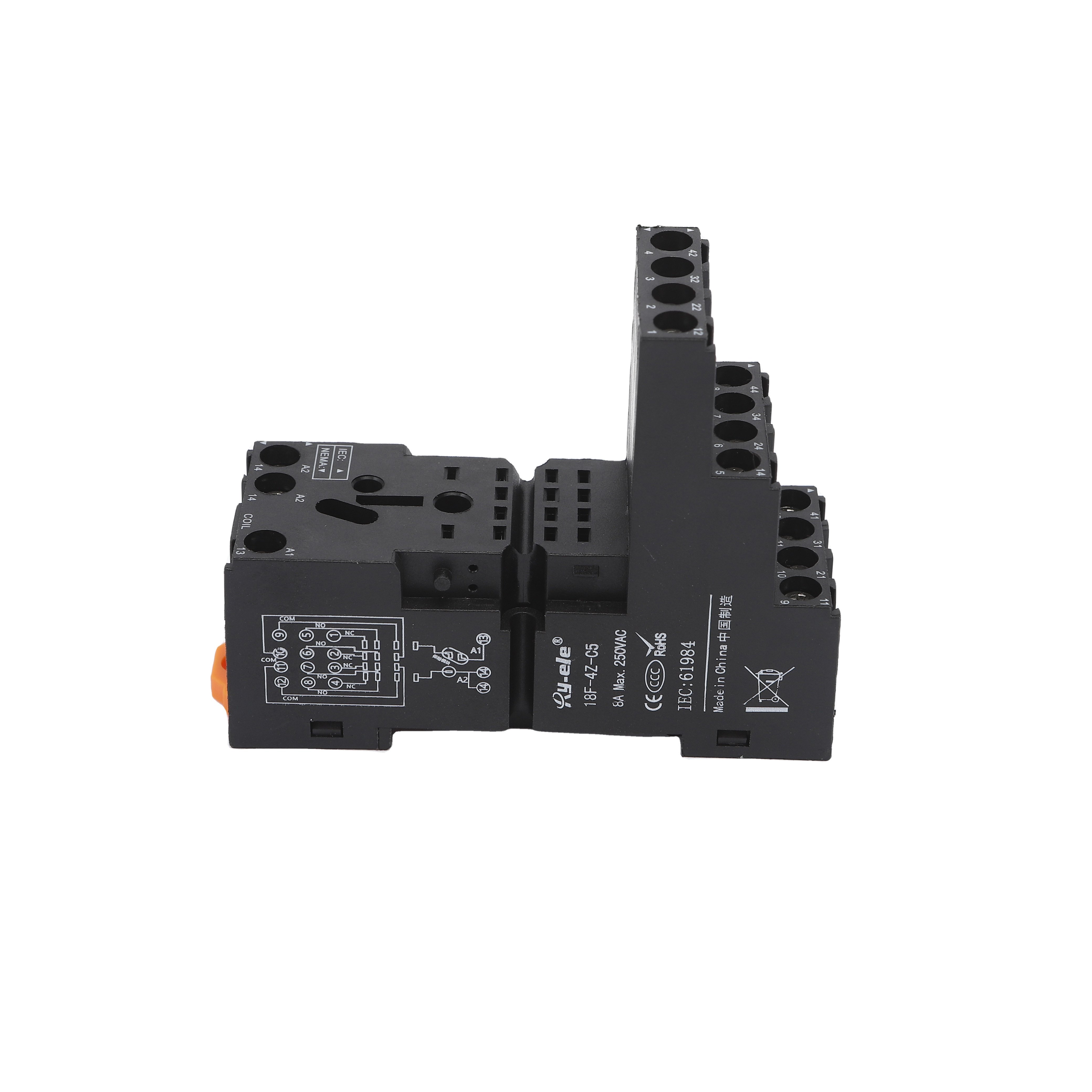 Load Current 8A Relay Socket Slim Relay