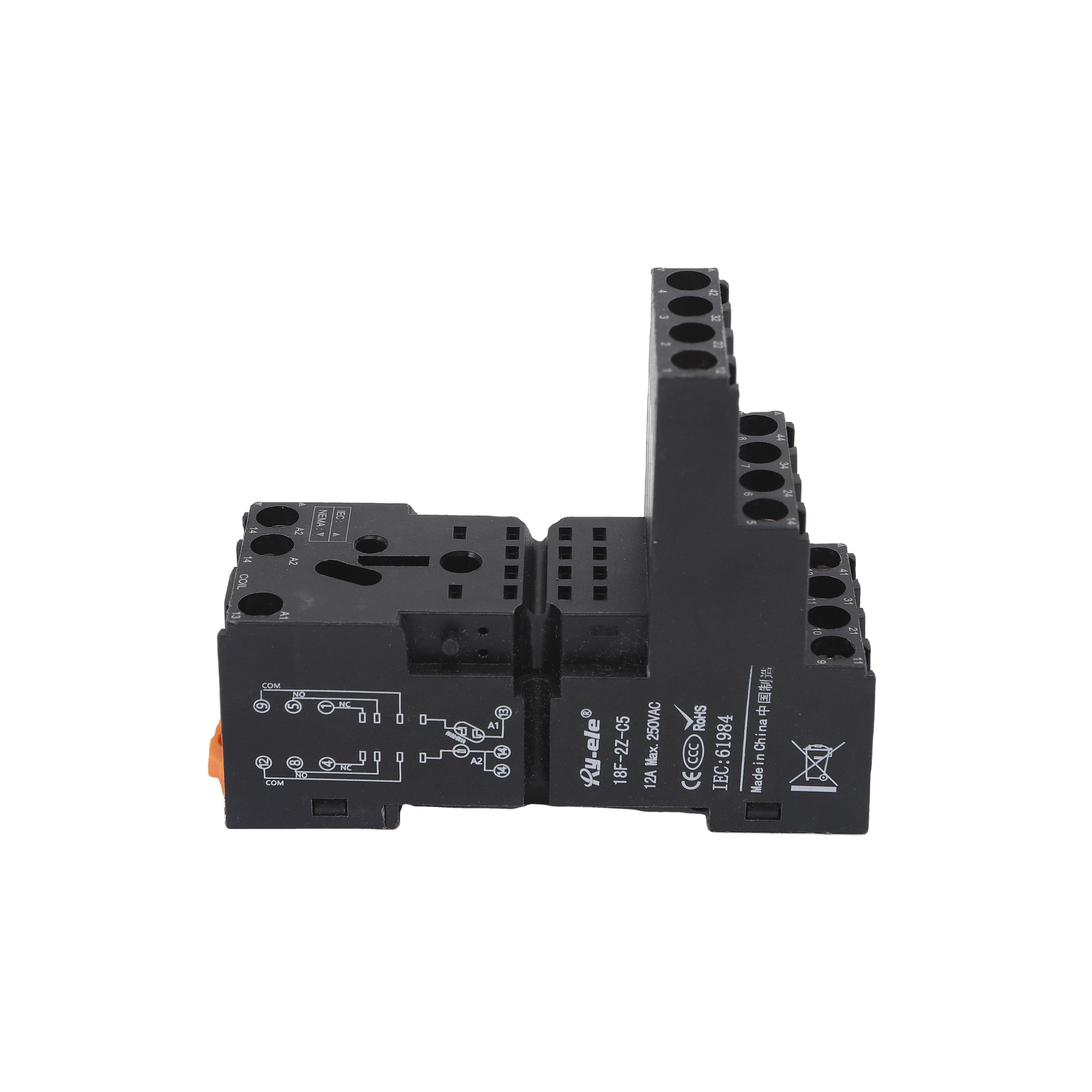 Load Current 8A Relay Socket Slim Relay
