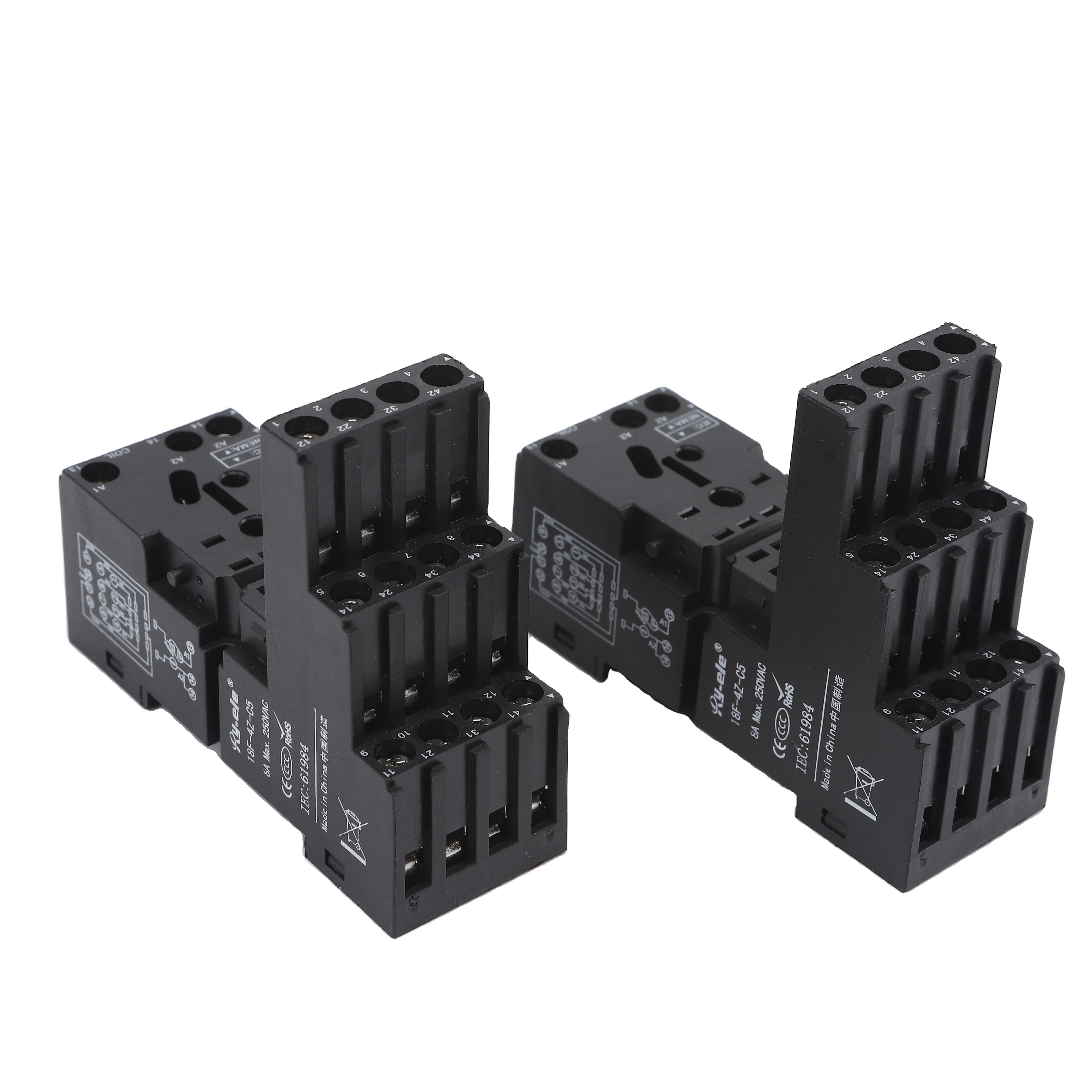 Load Current 8A Relay Socket Slim Relay