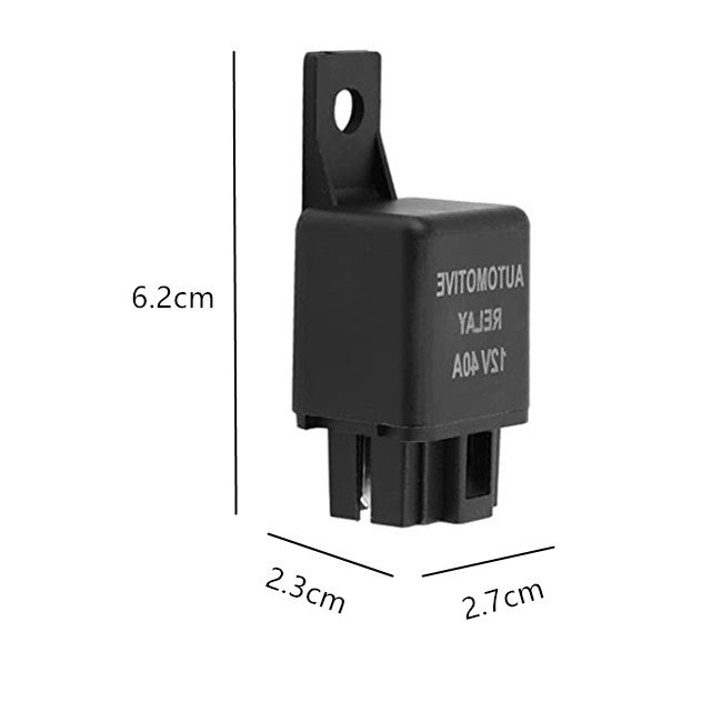 Car Automotive Relay 12V 40A 4pin 24V Automotive Vehicle Motor Fuse Relay Switch Relay Socket