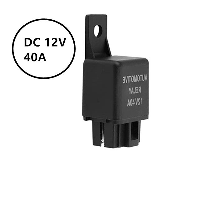 Car Automotive Relay 12V 40A 4pin 24V Automotive Vehicle Motor Fuse Relay Switch Relay Socket