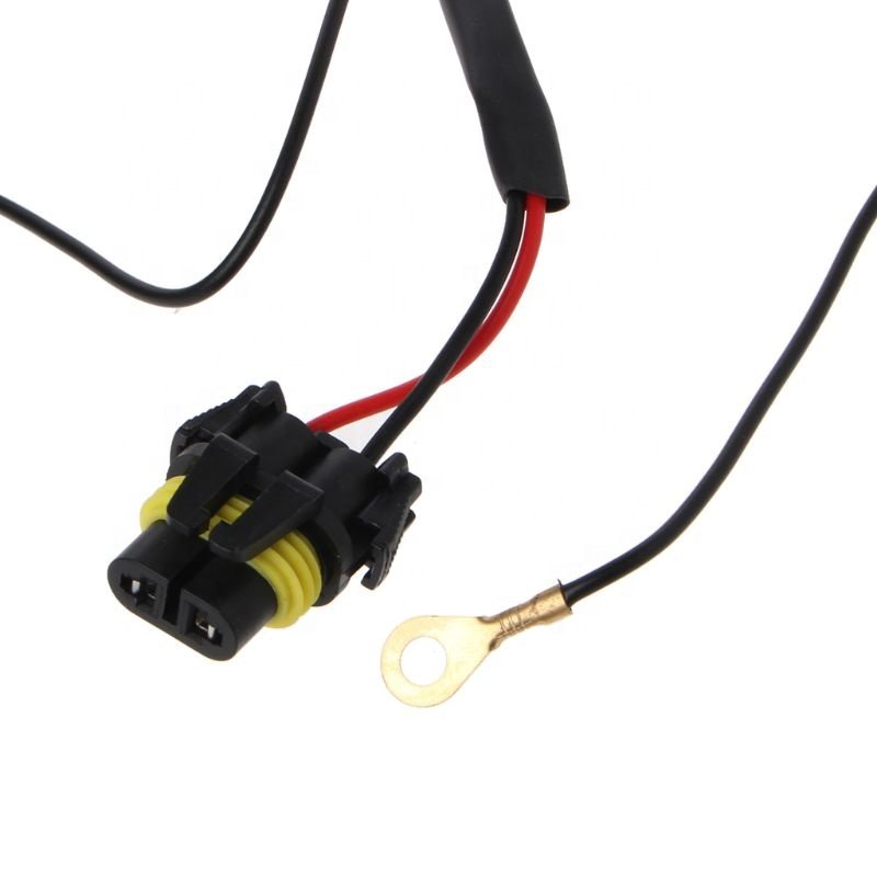 Automotive Wiring Harness 12V 40A Relay with Switch Kit, Factory Custom Auto LED Light Fog Light Wiring Harness Kit