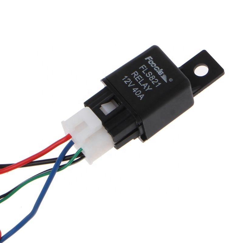 Automotive Wiring Harness 12V 40A Relay with Switch Kit, Factory Custom Auto LED Light Fog Light Wiring Harness Kit
