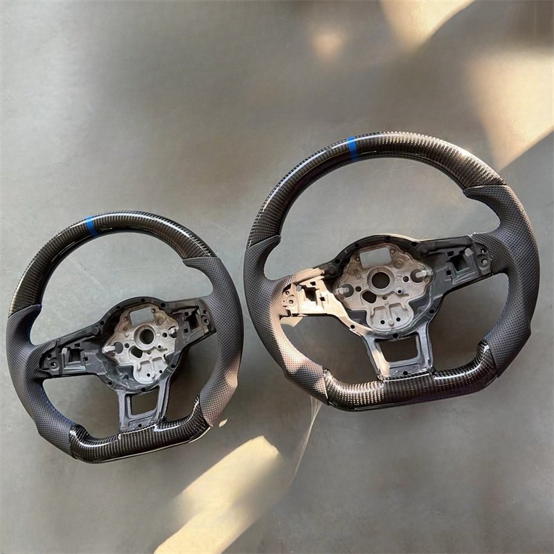 Carbon Fiber Steering Wheel For Volkswagen Golf 7 7.5 GTI GTD GTE R 2013-2020 Polo GTI Tiguan Passat Steering Wheel