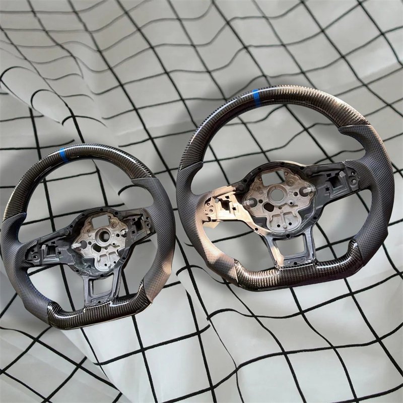 Carbon Fiber Steering Wheel For Volkswagen Golf 7 7.5 GTI GTD GTE R 2013-2020 Polo GTI Tiguan Passat Steering Wheel