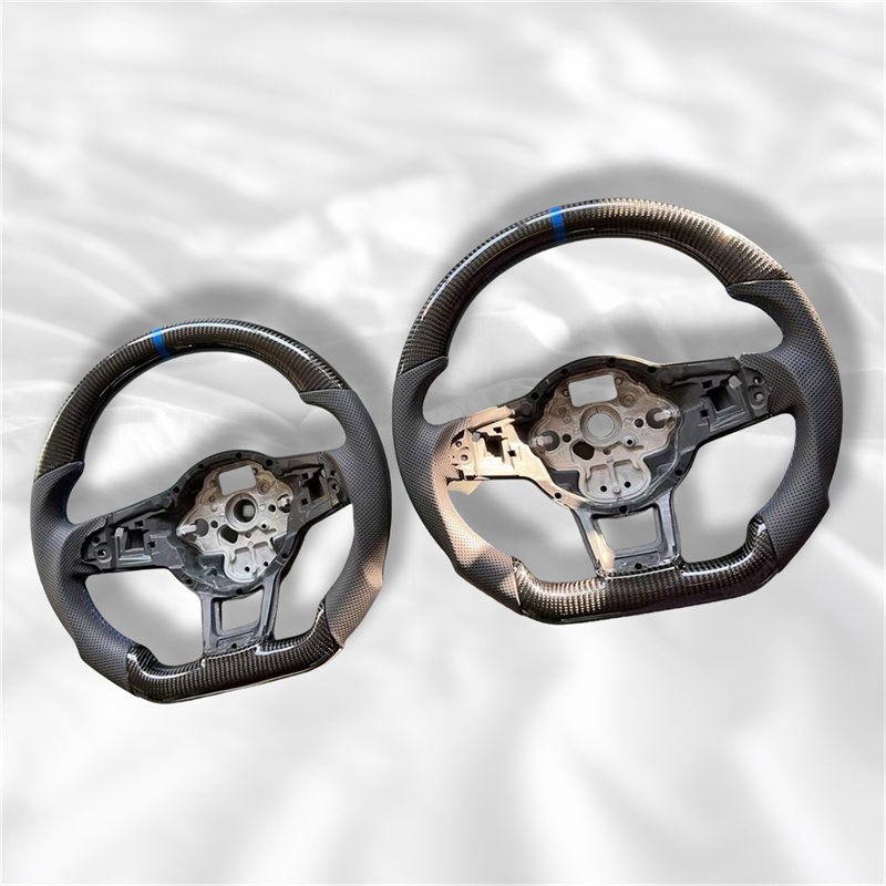 Carbon Fiber Steering Wheel For Volkswagen Golf 7 7.5 GTI GTD GTE R 2013-2020 Polo GTI Tiguan Passat Steering Wheel