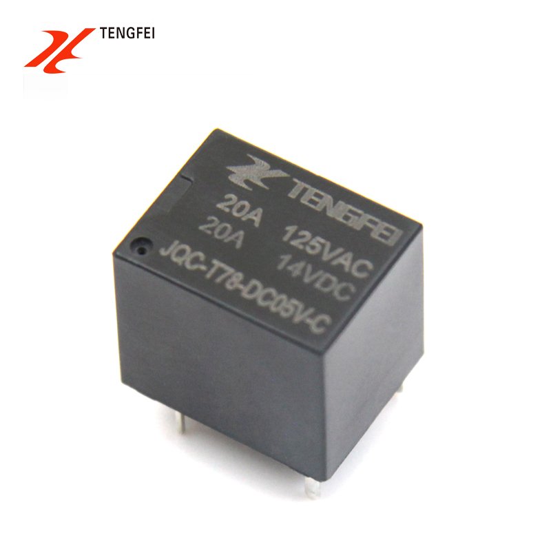 TENGFEI Factory Direct Sale T78 T74 5V 20A 125VAC 5 Pin Auto Relays