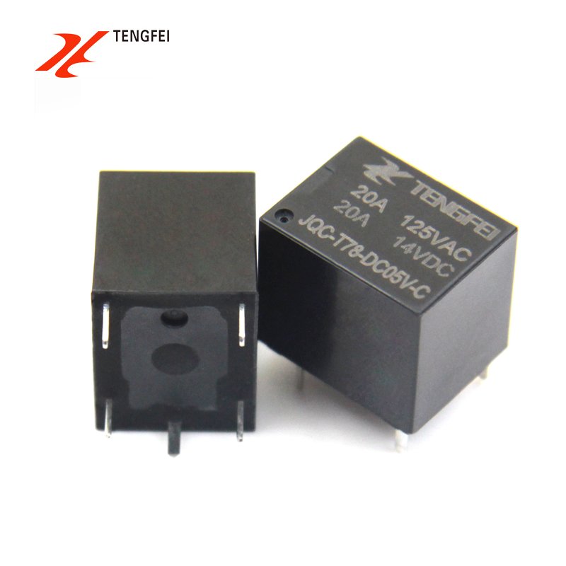 TENGFEI Factory Direct Sale T78 T74 5V 20A 125VAC 5 Pin Auto Relays
