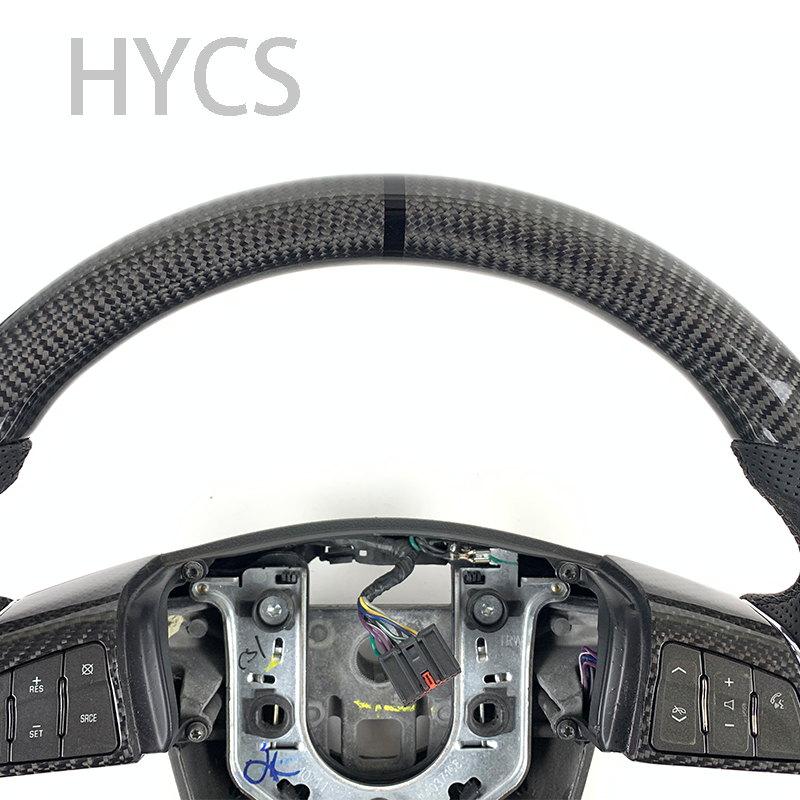 Customized Car Interior Accessories for Cadillac CTS-V 2008-2012 Carbon Fiber Sports Steering Wheel