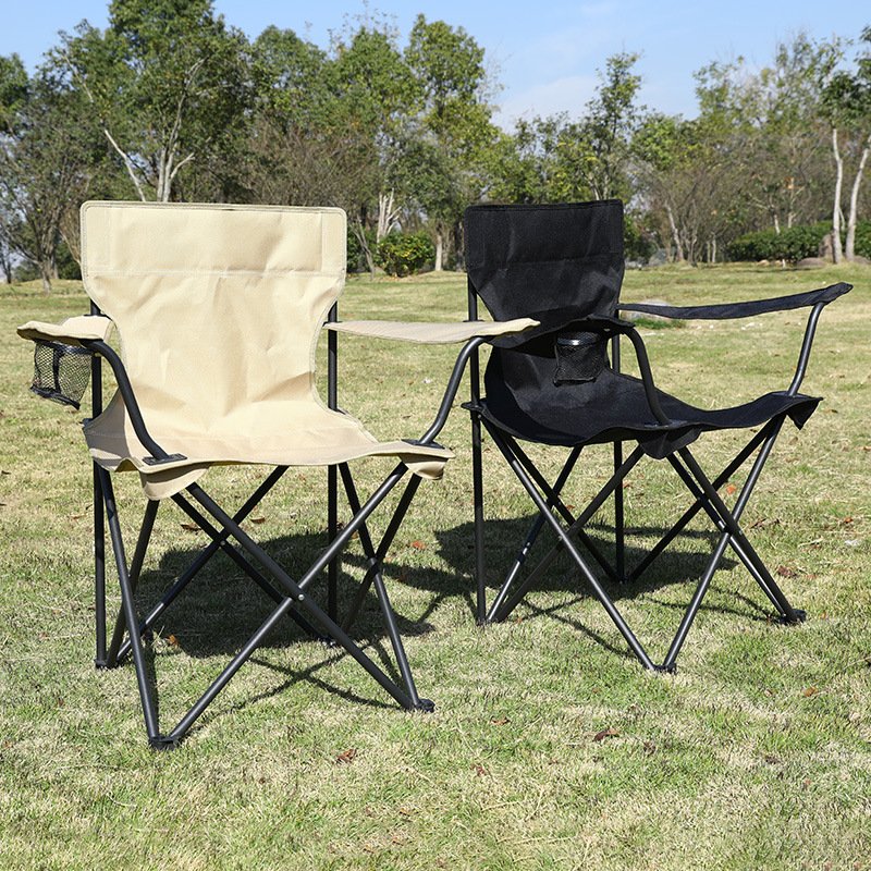 Jetshark Outdoor Portable Stool Picnic Aluminium Alloy Armrests Chair Fishing Art Sketch Camping Folding Chair