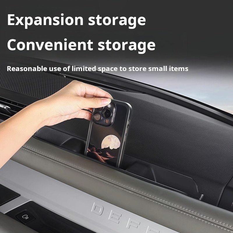 Land Rover Defender Copilot Armrest Storage Box Made of Durable ABS Material for Inside Use