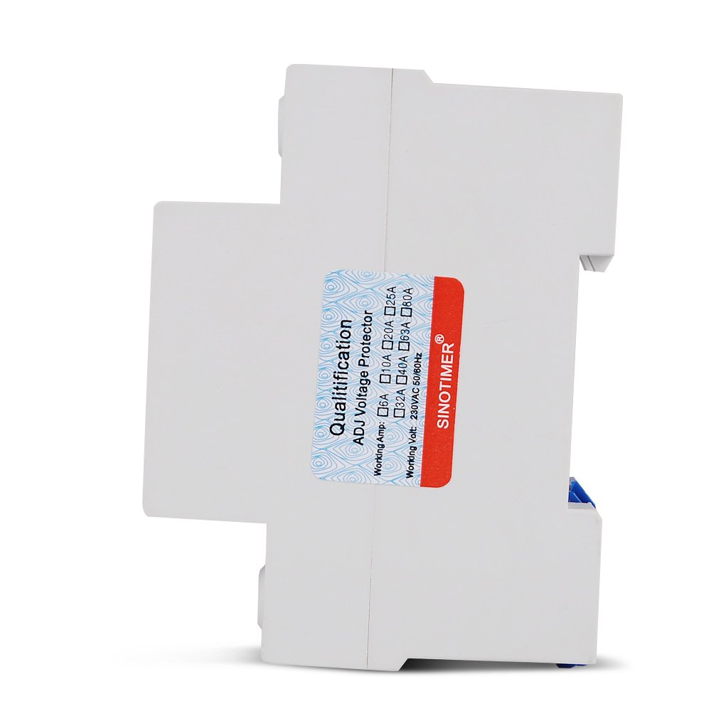 Heavy Load 80A 230V HD LCD Display Adjustable Voltage Current Protector Auto Reconnect Voltage Protection Relay With Wattmeter