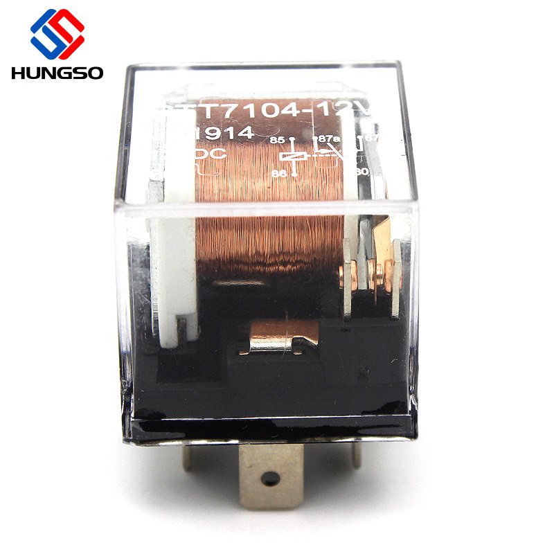 Transparent SPDT 1Z Car Automotive Power 12 Volt 40A 5PIN Auto Relay 12v