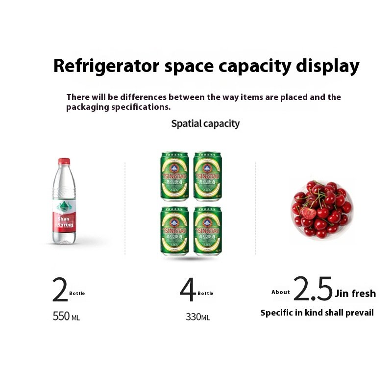 Rechargeable 12V Car Refrigerator for Tesla Model Y Rear Armrest Box Storage Freezer Vehicle Modification Artifact Free Cooling