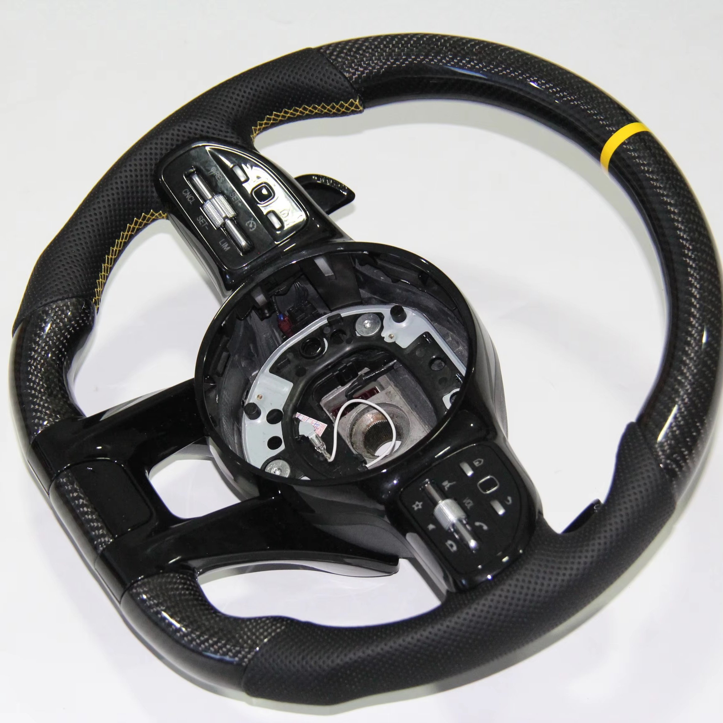 Hunter Auto Steering Wheel For 2012-2022 Mercedes-Benz All Series AMG Style Carbon Fiber Steering Wheel