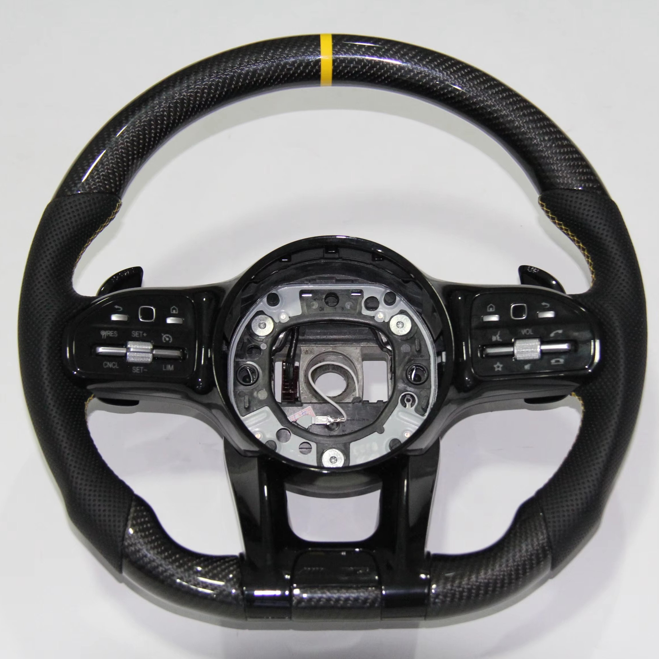 Hunter Auto Steering Wheel For 2012-2022 Mercedes-Benz All Series AMG Style Carbon Fiber Steering Wheel
