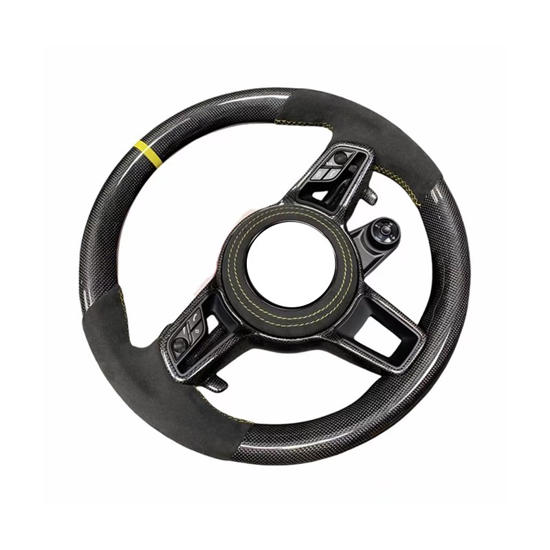 Custom Upgrade Leather Carbon Steering Wheel for Porsche 911 996 Boxster 918 Cayman Macan Panamera Taycan GT3 RSCayenne 958 718