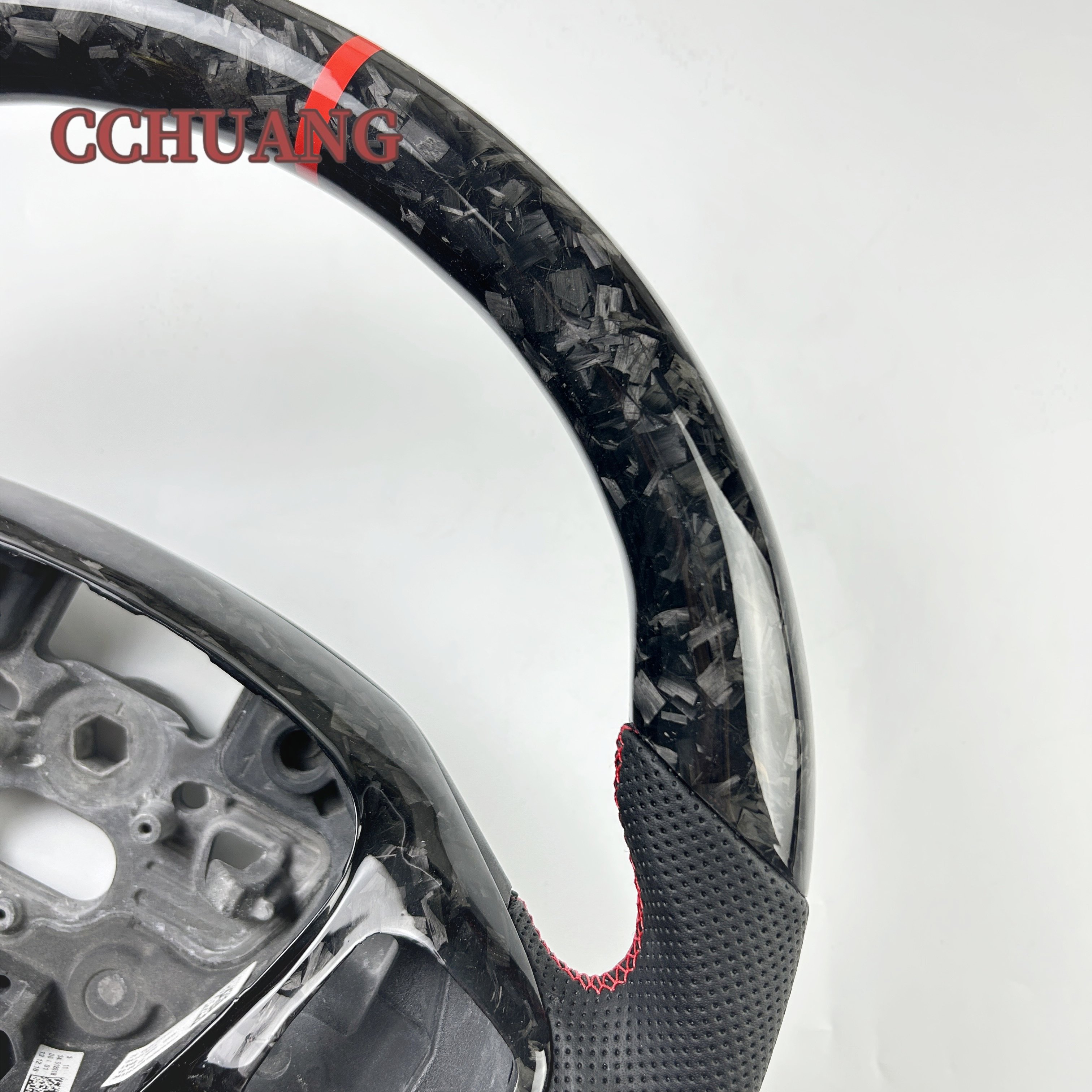 Custom forged carbon fiber steering wheel to fit 2016-2023 Ford Focus ST RS MK2 MK3 MK4 car steering wheel