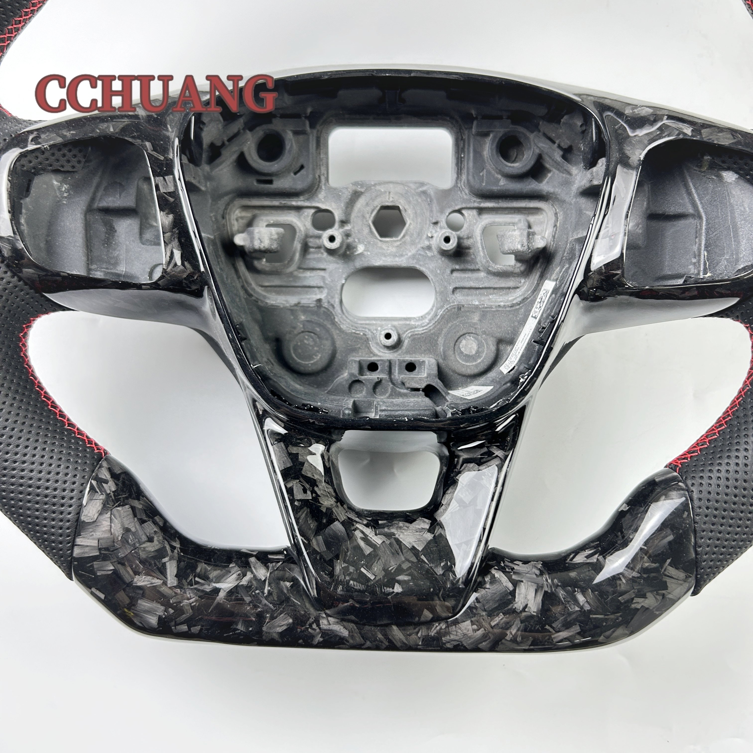 Custom forged carbon fiber steering wheel to fit 2016-2023 Ford Focus ST RS MK2 MK3 MK4 car steering wheel
