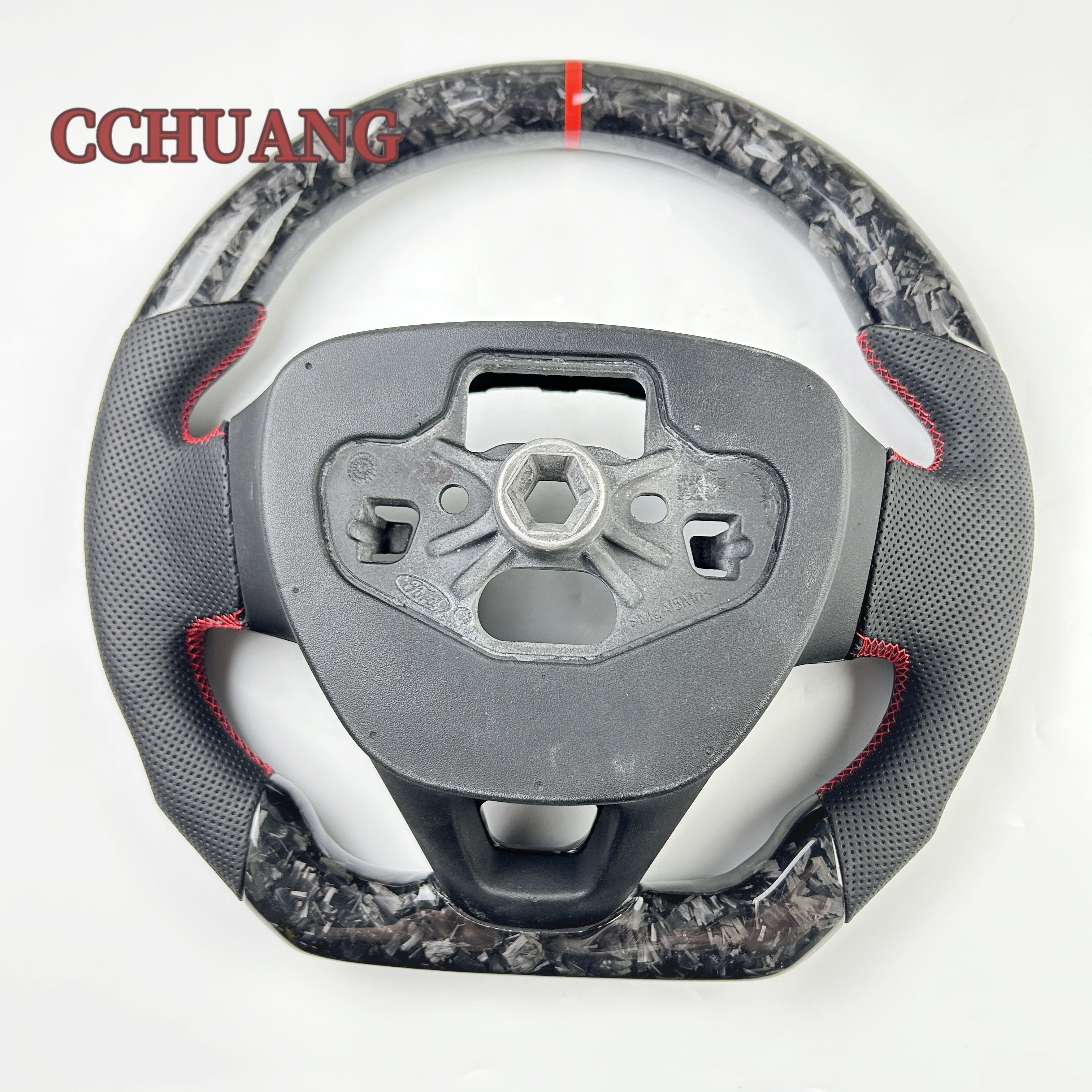 Custom forged carbon fiber steering wheel to fit 2016-2023 Ford Focus ST RS MK2 MK3 MK4 car steering wheel