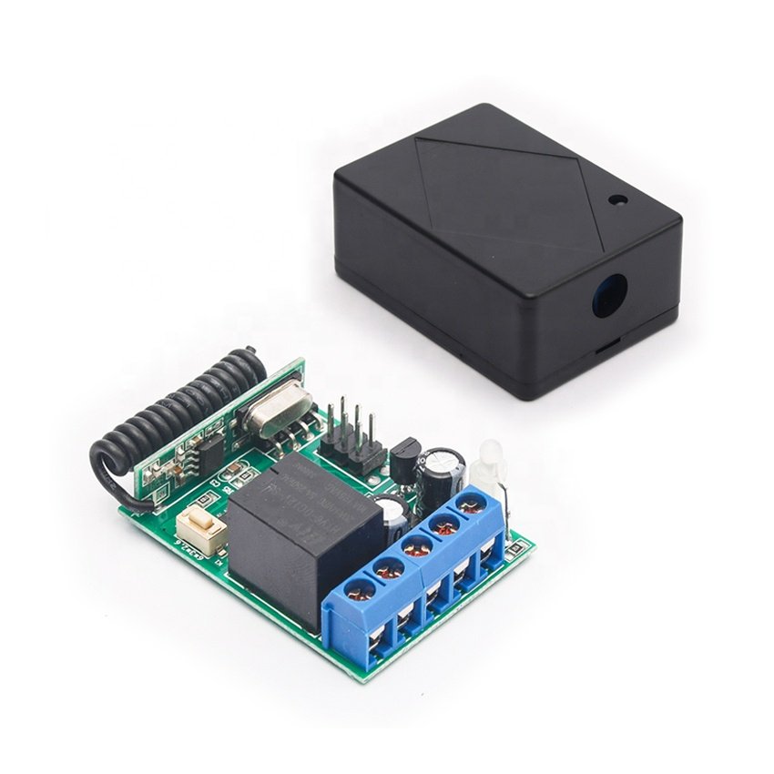 1 Channel 433Mhz Smart Wireless Remote Control Light Switch RF Relay 1pcs Transmitter with Receiver for Car Garage Door Gate 433