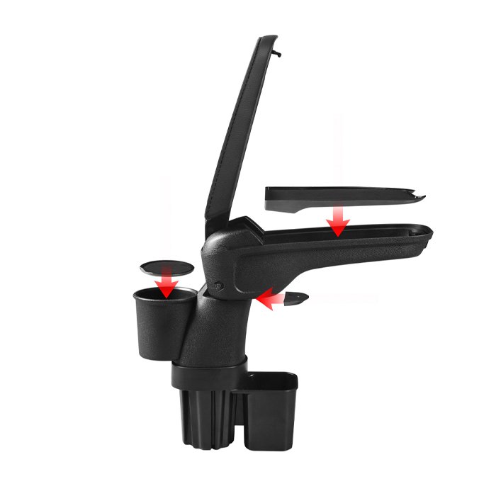 JIMNY Accessories ABS Armrest Box for Suzuki JB74 JB64 Suzuki JB43 JB53 Dashboard Storage Jar USB Charge Port 4x4 Accessories