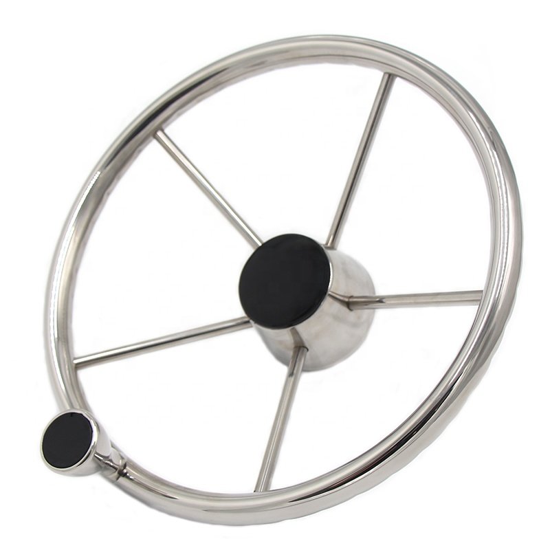 13.5-Inch Marine Steering Wheel Stainless Steel Steering Wheel 13.5-Inch Steering Wheel With Handles