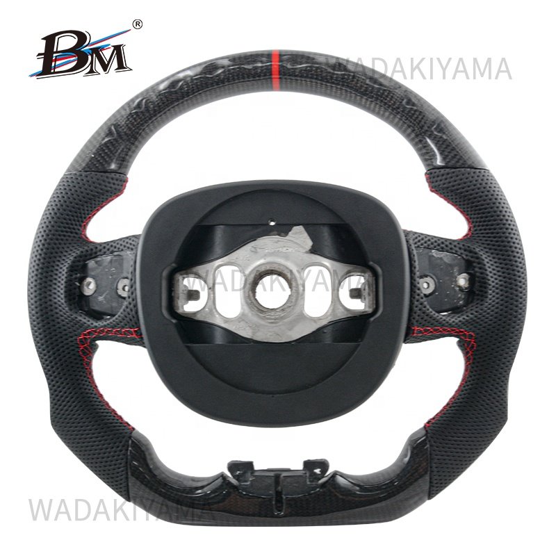 For JEEP Grand Cherokee Real Carbon Fiber Perforated Leather Steering Wheel 2014 2015 2016 2017 2018 2019 2020 2021 2022-2024