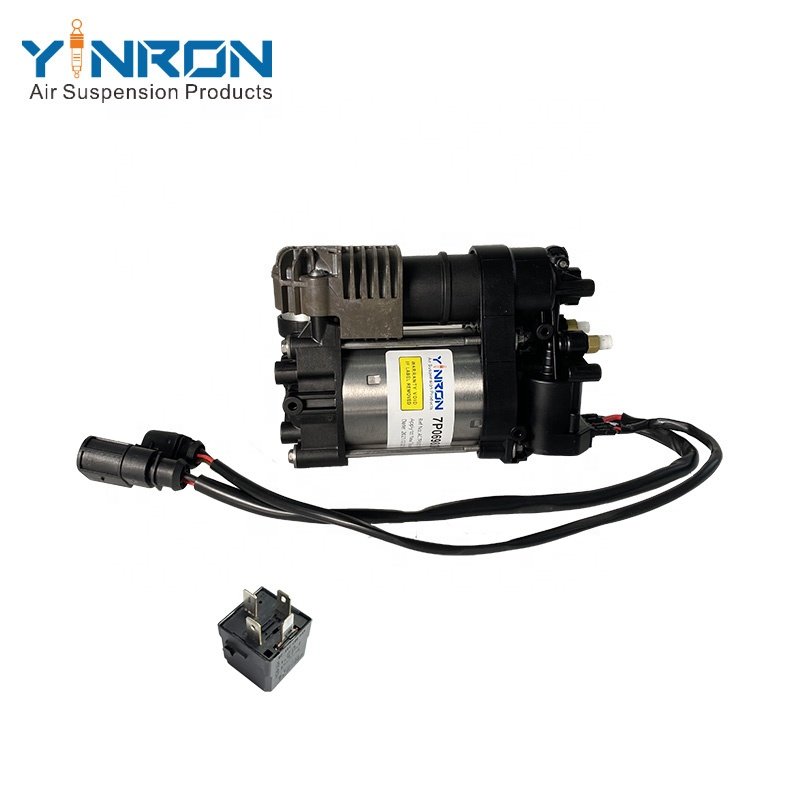 With Relay air Compressor Airmatic Pump for VW Touareg II 7P 7P0698007 7P0698007A 7P0698007B 7P0698007C