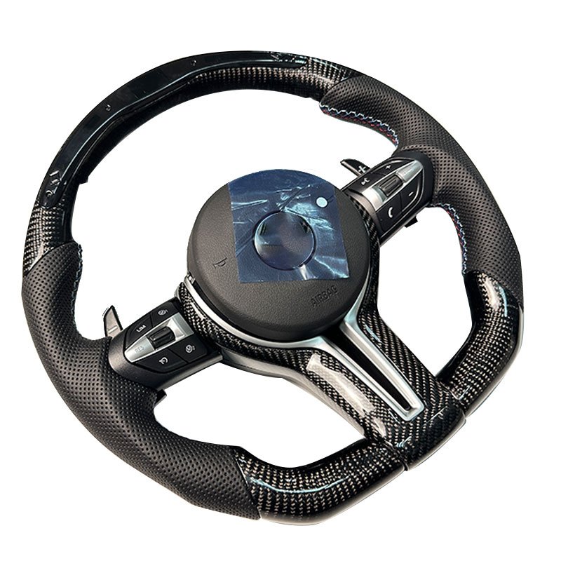 Car Accessories LED Carbon Fiber Steering Wheel For BMW X1 X2 X3 X4 X5 X6 X7 Customized Steering Wheel