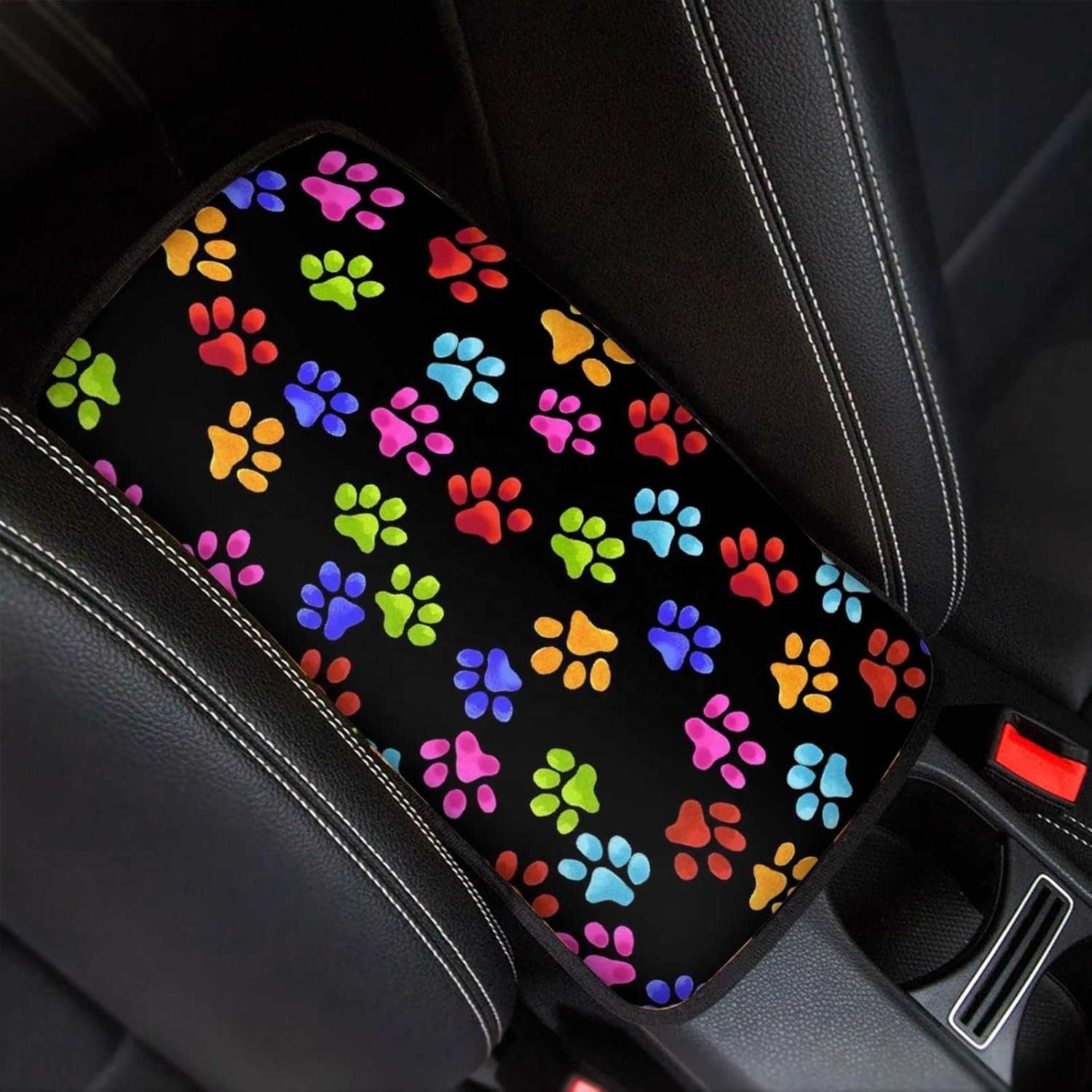 Car Interior Accessories Auto Center Console Pad Anti Slip Soft Neoprene Car Armrest Seat Box Cover Protector Bag