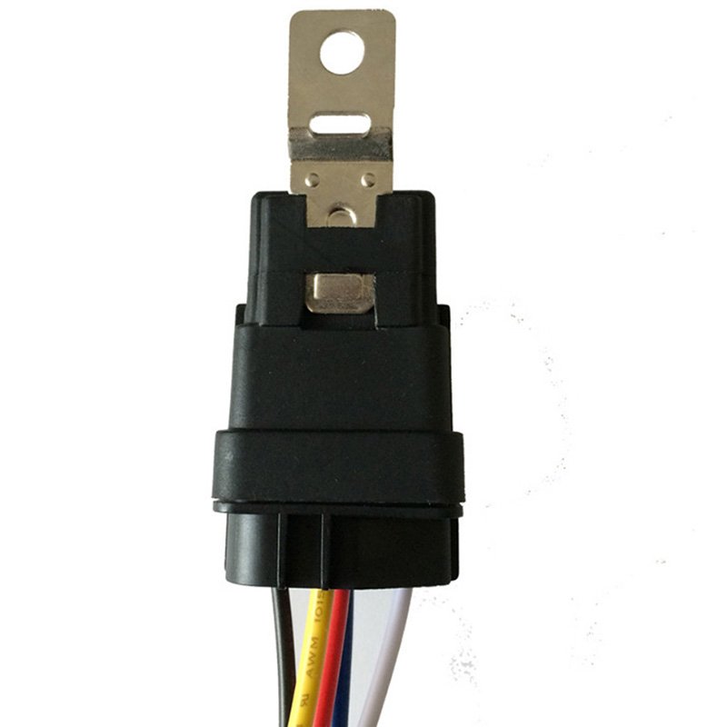 12v 24V 40A 5pin 4pin sealed Auto Relay 16AWG Wire Waterproof Relay