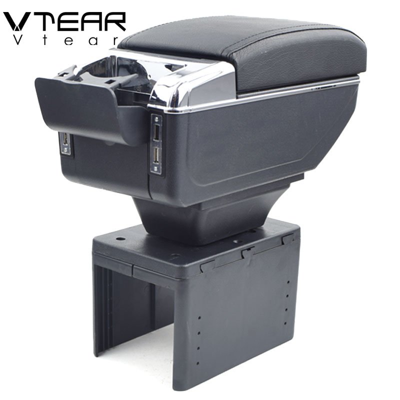 Vtear for Dacia Renault Megane/twingo Armrest Car Arm Rest Storage Box Central Store Interior Armrest Car-styling Accessories