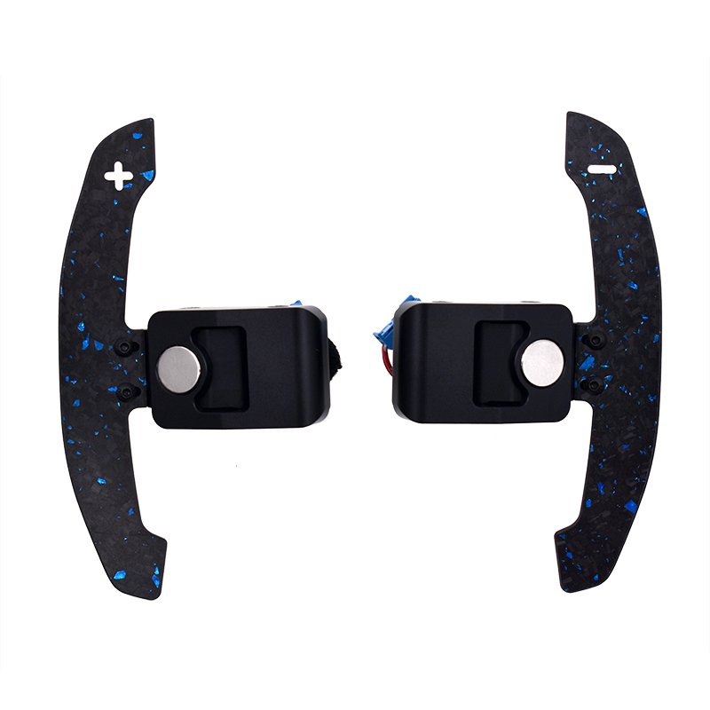 Forged Carbon Fiber Magnetic Paddle Shifter For Bmw F / G Series Car Steering Wheel Shift Paddles