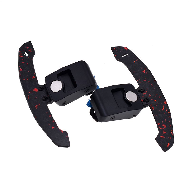 Forged Carbon Fiber Magnetic Paddle Shifter For Bmw F / G Series Car Steering Wheel Shift Paddles