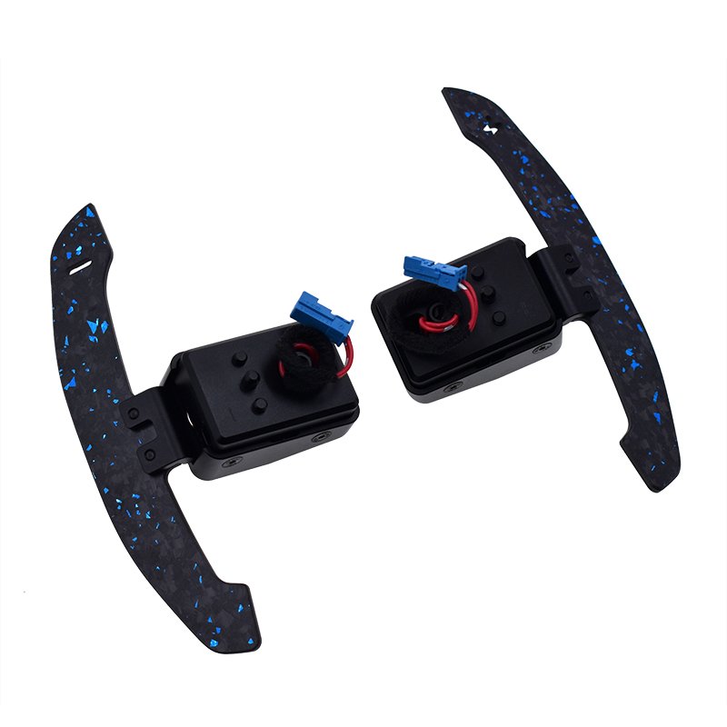 Forged Carbon Fiber Magnetic Paddle Shifter For Bmw F / G Series Car Steering Wheel Shift Paddles