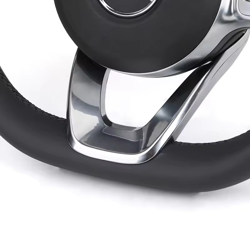 Half Perforated Leather Sport Steering Wheel for Mercedes Benz W205 W211 W212 A207 C207 W213 S213 A238 C238 W463 G63 C190 AMG GT