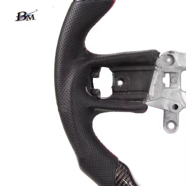 Carbon Fiber For Jeep Wrangler JL Gladiator Custom Sport Perforated Leather Steering Wheels 2018 2019 2020 2021 2022 2023 2024+